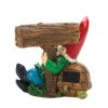 Summerfield Terrace Welcome Gnome Solar Statue