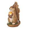 Summerfield Terrace Squirrel Solar Garden Statue