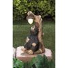 Summerfield Terrace Black Bear Solar Statue