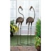 Summerfield Terrace Wild Flamingo Garden Stakes Duo