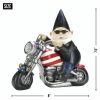 Summerfield Terrace Biker Gnome Solar Statue