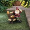 Summerfield Terrace Solar Gnome On Welcome Bench