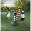 Summerfield Terrace Spinning Solar Powered Lighthouse
