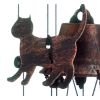 Summerfield Terrace 26" Bronze Cats Wind Chimes