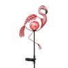 Summerfield Terrace Garden Flamingo Solar Stake