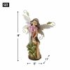 Summerfield Terrace Peony Fairy Solar Statue