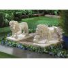 Summerfield Terrace Regal Lion Statue Duo