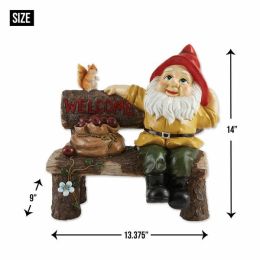 Summerfield Terrace Garden Gnome Welcome Statue