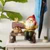 Summerfield Terrace Garden Gnome Welcome Statue