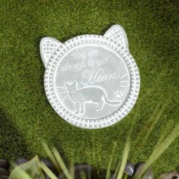 Accent Plus You Are Always In Our Hearts Cat Memorial Stone