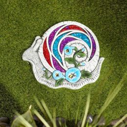 Accent Plus Bejeweled Snail Stepping Stone