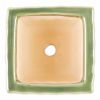 Accent Plus Green Square Ceramic Small Planter Set