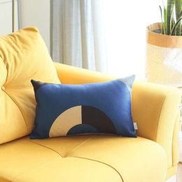 Boho-Chic Printed Jacquard Throw Pillow (Pack of 1)