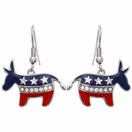 Usa Flag Accent Democrats Donkey (Pack of 1)