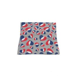 Grateful Dead Cotton Cushion Cover Heart Bolt Print 18x18 (Pack of 1)