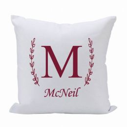 Pillow 16X16 Single Letter/Family Name (Pack of 1)