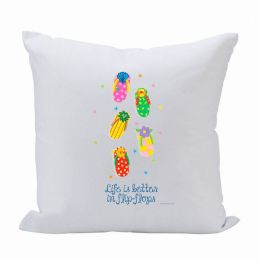 Pillow 16X16 5 Flip Flops (Pack of 1)