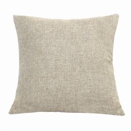 Beige Tweed Square Accent Pillow (Pack of 1)