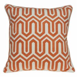 20" x 7" x 20" Transitional Multicolored Pillow Cover With Poly Insert (Pack of 1)