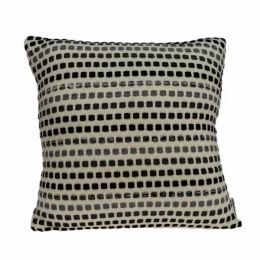 20" x 7" x 20" Stunning Transitional Tan Accent Pillow Cover With Down Insert (Pack of 1)