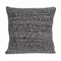 20" x 7" x 20" Clean Transitional Gray Pillow Cover With Down Insert (Pack of 1)