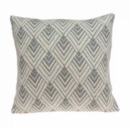 20" x 7" x 20" Beautiful Transitional Tan Cotton Pillow Cover With Poly Insert (Pack of 1)