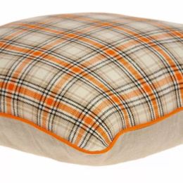 20" x 7" x 20" Transitional Multicolor Cotton Pillow Cover With Poly Insert (Pack of 1)
