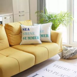 Set of 2 Sea Shine Summer Throw Pillow Covers
