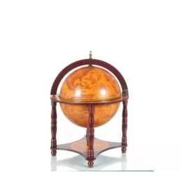 16.5" x 16.5" x 22" Red Globe with Chess Holder (Pack of 1)