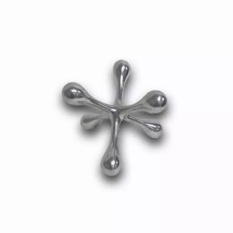 5" Silver Finish decorative Jack (Pack of 1)