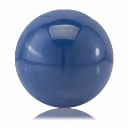 Classic 3" Blue Enameled Aluminum decorative Sphere (Pack of 1)