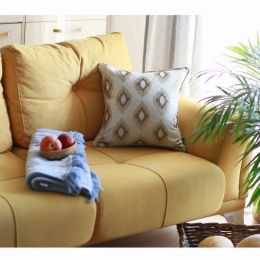 Neutral Browns Ikat decorative Throw Pillow Cover (Pack of 1)