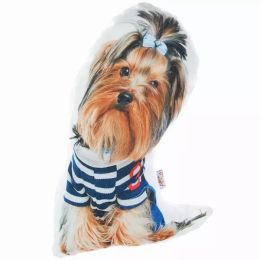 Yorkshire Terrier Dog Shape Filled Pillow Animal Shaped Pillow (Pack of 1)