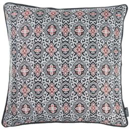17"x 17" Multicolor Jacquard Aristo decorative Throw Pillow Cover (Pack of 1)