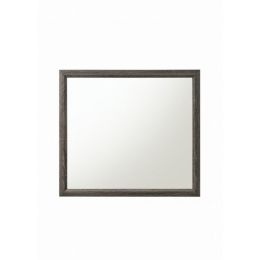 Weathered Gray Rectangular Mirror (Pack of 1)