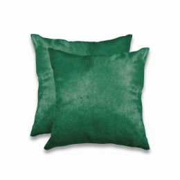 18" x 18" x 5" Verde Cowhide - Pillow 2-Pack (Pack of 1)