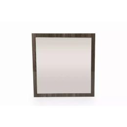 41" Grey MDF  Veneer  and Glass Mirror (Pack of 1)