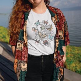 Butterfly Garden Graphic T-Shirt (Pack of 1)