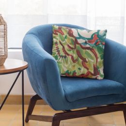 Plutus Luxury Throw Pillow (Blue Mixed Variety 7) (Pack of 1)