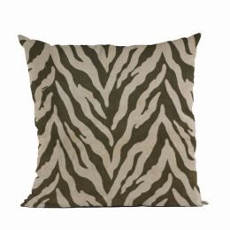 Plutus Print Velvet Luxury Throw Pillow (Pack of 1)