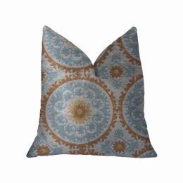 Plutus Luxury Throw Pillow (Orange Mixed Variety) (Pack of 1)