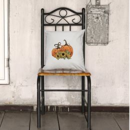 Fall Pumpkin Pillow Cover (Pack of 1)