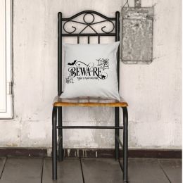 Beware Pillow Cover (Pack of 1)