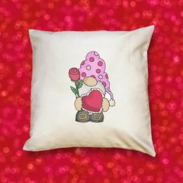 Love Gnome Valentine Pillow Cover (Pack of 1)